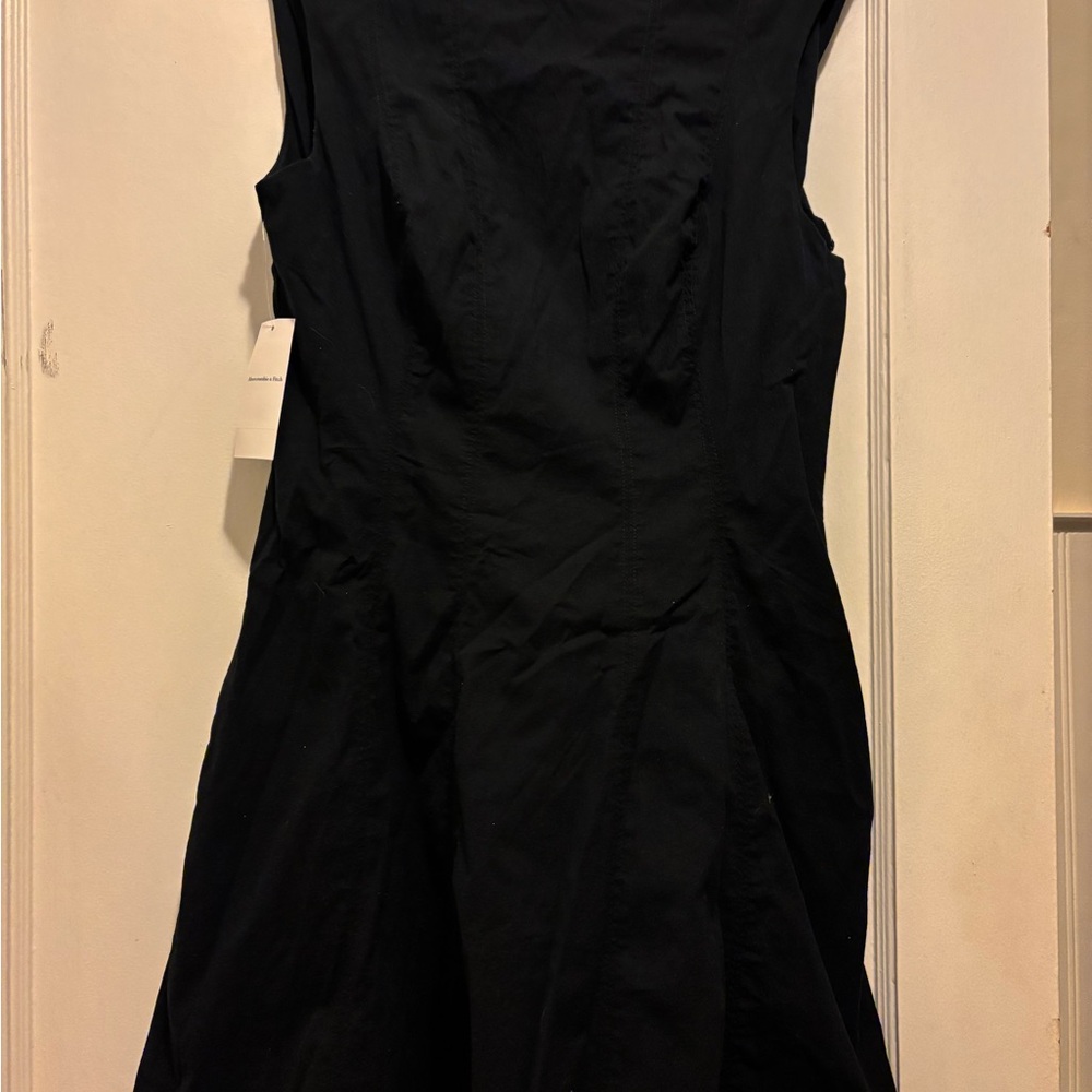 Abercrombie & Fitch Black Backless Dress